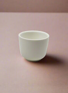 4½ oz White Porcelain Teacup — 2¾″ Diameter