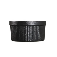 3½″ Textured Black Porcelain Ramekin — 6 oz