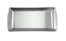 12½″ × 6⅜″ Satin Stainless Steel Rectangular Plate