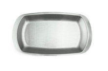 9¼″ × 5⅜″ Satin Stainless Steel Rectangular Plate