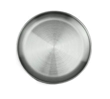 6⅝″ Satin Stainless Steel Round Plate