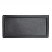 14 x 5’’ Black Porcelain Rectangular Plate