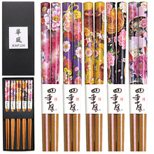 Assorted Floral Chopsticks in a Box, 5 Pairs — CH148