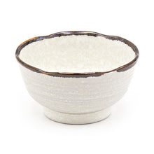 4½ in Beige Ceramic Rice Bowl — 10 oz