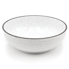 7 in Light Gray Ceramic Shallow Bowl — 28 fl. oz.