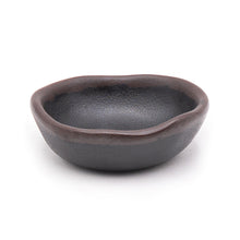 Black & Brown Tenmoku Melamine Shallow Bowl — 2 fl. oz.