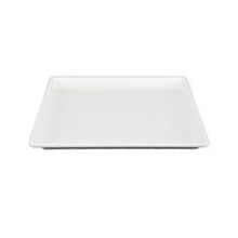 8″ White Melamine Square Plate