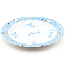 9¼″ Blue Dolphin Round Ceramic Plate