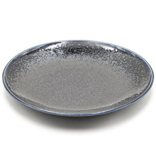 10 in Black & Blue Ceramic Dinner Plate — MS210-KR