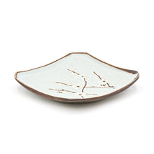 5¼ in Aqua Blossom Ceramic Side Plate — Q253-BP