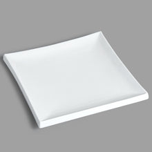 10½″ White Porcelain Square Plate
