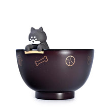 4¼″ Lacquer-Finish Plastic Bowl with Rest — 10 oz, Angled empty product product view