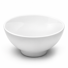 8-7/8"x4-3/8" Noodle Bowl, White Ceramic, Product view