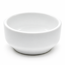 2-1/2"D Round Sauce Dish, White Ceramic, Product view