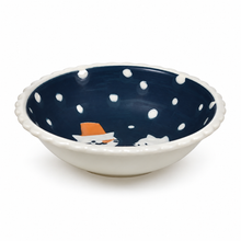 Low-angle snowcat bowl product view