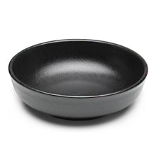 5½″ Matte Black Porcelain Side Bowl — 1¾″ High, Product view