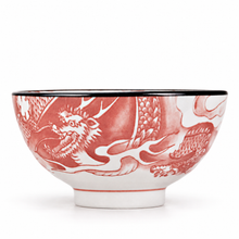 Ceramic Rice Bowl — 9 fl. oz., Red, Product view
