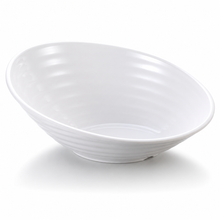 12¼″ White Melamine Slanted Salad Bowl, Product view
