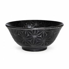 Ceramic Soup Bowl — 18 fl. oz., Black, Silver, Product view
