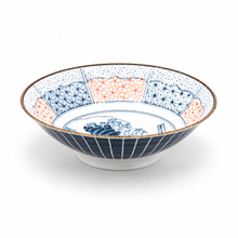 Japanese Large Bowl The Great Wave off Kanagawa 9.75"D x 3"H, Product view