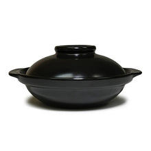 Ceramic Donabe Cooking Pot, Black