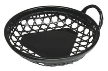7½″ Black Plastic Tempura Basket with Loop Handle