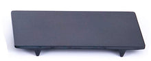 Black Rectangular Melamine Plate with Feet (IT-27014B)