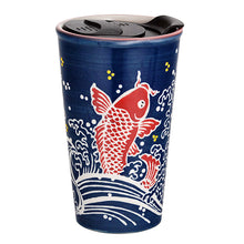 Red Koi Ceramic & Plastic Tumbler 12 oz (SM12-6728)