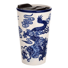 Blue Dragon Ceramic & Plastic Tumbler 12 oz (SM12-6772)