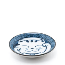 4.75″ Blue Lucky Cat Dish — HB247-LMB