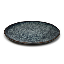 10.25" Obsidian Ceramic Round Plate