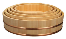 21.25"D Wood Rice Tub (I-654-54)