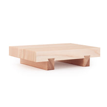 9.5" x 6" x 2.25"H Wood Sushi Geta (1-742-7)
