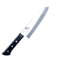 165 mm KAI Azuchi Carbon Steel Santoku Knife with Black Riveted Handle