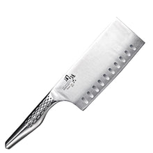 165 mm KAI Shoso Stainless Steel Chinese Chef Knife with Scalloped Blade