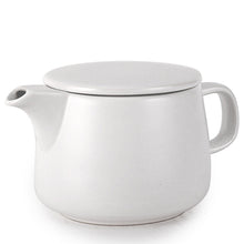 20 oz White Coffee Serving Pot with Flat Lid — 3½″ H