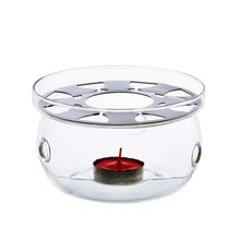 5″ Glass Teapot Warmer — Tea-Light Style, Candle Not Included