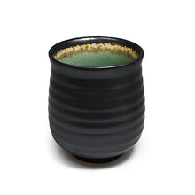 9 oz Layered-Color Ceramic Teacup — 3½″ H