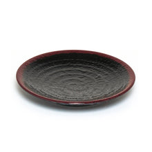 Tenmoku Melamine Round Plate — 8¼ in