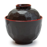 Miso Soup Bowl W/Lid Lacquer (Bk)