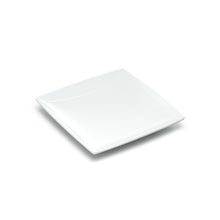 7¼″ White Melamine Square Flare Plate