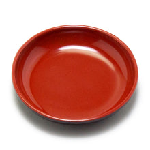 3¼″ Black & Red Melamine Round Sauce Dish