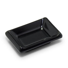 3⅝″ × 2½″ Black Melamine Rectangular Sauce Dish