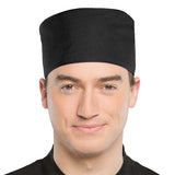 Chef Skull Cap Mesh Top, Black