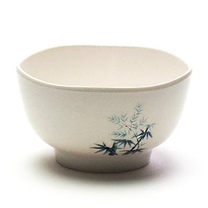 Melamine Petal Bowl 4-5/8", Bamboo