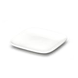 7-3/4" Square Plate, White Ceramic Ceramic