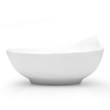 3-1/2"D Round Sauce Bowl, White Ceramic