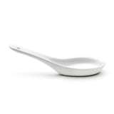 Soup Spoon 5-1/4", White Ceramic