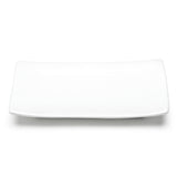 8.25"X5.5" Rectangular Plate, White Ceramic