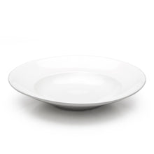 11¾″ White Ceramic Deep Round Pasta Plate